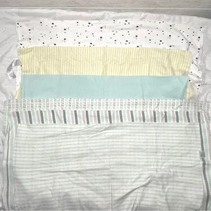 Mikey & Lottie AND Modern Baby Swaddle Neutral Cotton Blankets